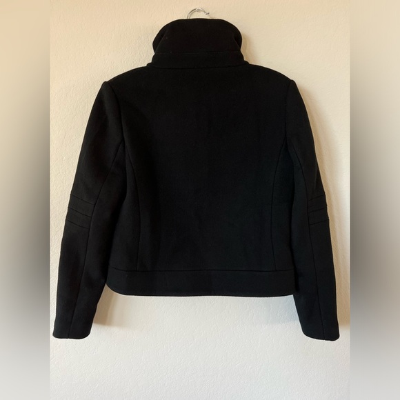 Doma Wool Lamb Fur Black Biker Jacket NWT 6208 - Picture 7 of 11